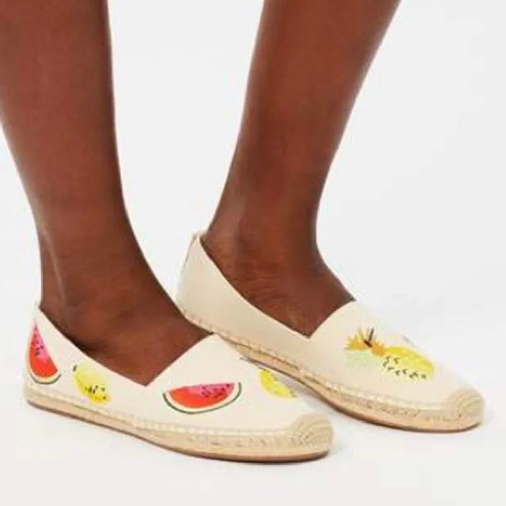 J. CREW Fruit Salad Slip On Espadrille Flats 9.5